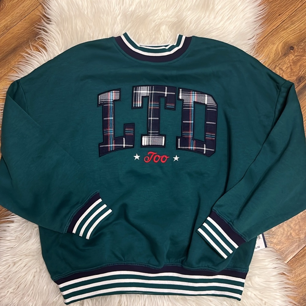 NWT limited too girls sweatshirt size 7/8